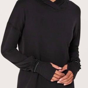 Lululemon Extra Mile Hoodie Sz 4  Black Hero